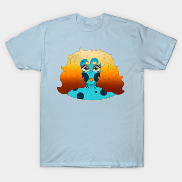 Poison Dart Frog Girl T-Shirt by madiwohl